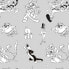 Пододеяльник Looney Tunes Looney BN Белый black 260 x 240 cm