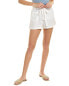 Bella Dahl Patch Pocket Linen Short Women's White M