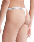 Фото #4 товара Women's Modern Logo Dipped String Thong Underwear QD5157
