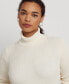 ფოტო #4 პროდუქტის Plus-Size Ribbed Turtleneck Sweater