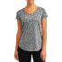 Sofia Jeans Women's Charcoal Animal Print Scoop Neck Embroidered Tee Shirt XL