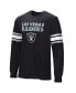 Men's Black Las Vegas Raiders Hands Off Long Sleeve Adaptive T-shirt