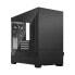 Fractal Design Pop Mini Silent - Mini Tower - PC - Black - micro ATX - Mini-ITX - Steel - Tempered glass - 17 cm