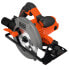 Фото #1 товара Black & Decker CS1550-QS - Wood - Black - Orange - 19 cm - 5500 RPM - 6.6 cm - 5 cm