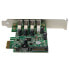 Фото #7 товара 4 Port PCI Express PCIe SuperSpeed USB 3.0 Controller Card Adapter with UASP - SATA Power - PCIe - USB 3.2 Gen 1 (3.1 Gen 1) - PCIe 2.0 - CE - FCC - NEC uPD720201 - 5 Gbit/s