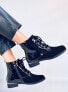 Фото #1 товара Ботинки NINAS BLACK Lace-Up Boot