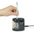 Rapesco PS12-USB - Electric pencil sharpener - Black - Transparent - 1.2 cm - 6 mm - Ambidextrous - Battery/USB