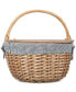 Фото #7 товара Country Navy & White Striped Picnic Basket