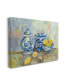 Lemons and Pottery Yellow Blue Classical Painting Art, 16" x 20"
