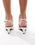 Фото #4 товара Mango buckle heel shoes in white