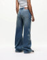 Фото #2 товара Good For Nothing wide leg jeans with butterfly stamp detail in blue