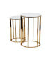 Iron Contemporary Accent Table, Set of 2