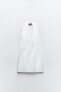 Фото #8 товара Короткое платье с горловиной халтер ZARA