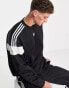 Фото #6 товара adidas Originals Adicolor Classics cut line crew neck sweatshirt in black
