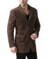 Фото #1 товара Men Robert Three-Button Suede Leather Blazer