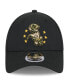 ფოტო #1 პროდუქტის Men's Black Chicago White Sox 2024 Armed Forces Day 9FORTY Adjustable Hat