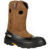 Фото #2 товара Georgia Boots Muddog Composite Toe Eh Wellington Work Mens Brown Work Safety Sh