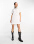 Фото #4 товара ONLY Petite mini t-shirt dress in white