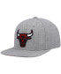 Фото #2 товара Men's Heathered Gray Chicago Bulls 2.0 Snapback Hat