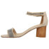 Фото #3 товара VANELi Lodina Womens Beige Casual Sandals 308007