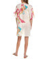 Фото #2 товара Natori Crane Sheer Silk-Blend Tunic Women's White Xl