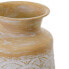 Vase 22 x 22 x 49,5 cm Natural Metal White