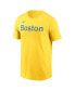 Фото #2 товара Men's Gold Boston Red Sox City Connect Wordmark T-Shirt