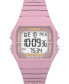 ფოტო #1 პროდუქტის Unisex Digital Ironman Classic Silicone Pink Watch 40mm