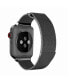Men's and Women's Apple Black Stainless Steel Replacement Band 44mm