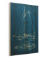 Фото #2 товара Sailing 2 Arte de Legno Digital Print on Solid Wood Wall Art, 45" x 30" x 1.5"