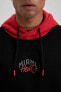 Фото #8 товара Fit Nba Miami Heat Regular Fit Kapüşonlu Kalın Sweatshirt