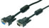 LogiLink VGA M/F 10m - 10 m - VGA (D-Sub) - VGA (D-Sub) - Black - Male/Female - UL-2919