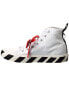 Фото #2 товара Off-White™ Mid Top Vulcanized Canvas Sneaker Men's White 44