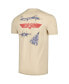 Фото #2 товара Men's Cream Top vintage-like Jets T-Shirt