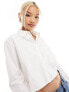 Something New X Chloe Frater ultimate wide sleeve layering shirt in white M - фото #3