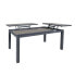 Dining Table Agnes 100 x 60 x 48,5 cm Aluminium