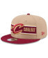 Men's Tan/Wine Cleveland Cavaliers 2024 NBA Draft 9FIFTY Snapback Hat