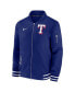 ფოტო #3 პროდუქტის Men's Royal Texas Rangers Authentic Collection Full-Zip Bomber Jacket