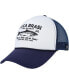 Men's and Women's White, Navy The Godfather Luca Brasi Fish Market Snapback Hat
