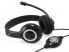 Игровая гарнитура Conceptronic USB - Headset наушники для звонков и музыки, черно-красные, бинавльная, кнопка Красно-черный - фото #1