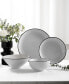 Фото #7 товара Lustra Stoneware 32 Pc. Dinnerware Set, Service for 8