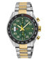 ფოტო #1 პროდუქტის Men's Ascari Swiss Automatic Two-Tone SS IPYG Stainless Steel Bracelet Watch 42mm