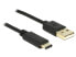 Delock 2m - USB2.0-A/USB2.0-C - 2 m - USB A - USB C - USB 2.0 - Male/Male - Black