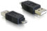 Фото #2 товара Delock Adapter USB micro-A male to USB2.0 A-male - USB micro-A - USB 2.0 A - Black