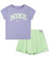 Фото #1 товара Toddler Girls 2-Pc. Prep In Your Step Skort & Top Set