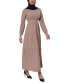 ფოტო #3 პროდუქტის Women's Lace-Trim Tiered Maxi Dress