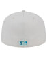 Фото #2 товара Men's White Chicago White Sox Stone Mist 59FIFTY Fitted Hat