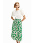 ფოტო #2 პროდუქტის Women's Combination floral midi dress