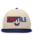 ფოტო #2 პროდუქტის Men's Cream/Navy Washington Capitals Goalaso Snapback Hat