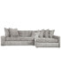 Фото #3 товара Pherie 131" 2-Pc. Fabric Sectional with Cuddler, Created for Macy's